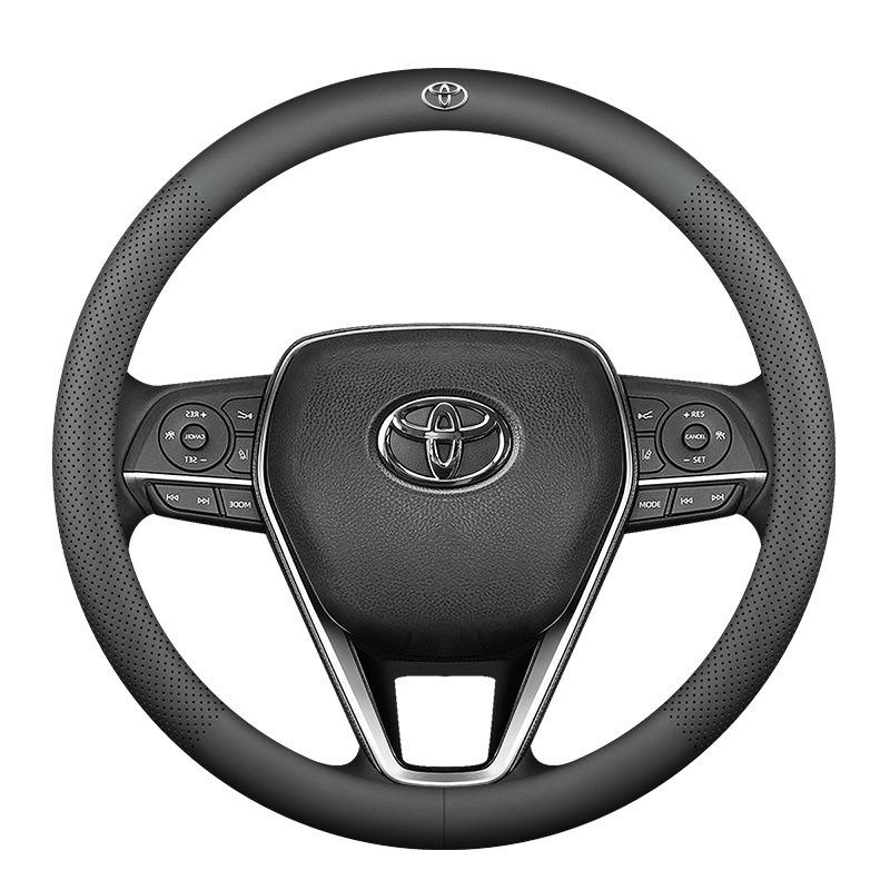 Kryt volantu Toyota Levin Hybrid z pravé kůže - Univerzální celoroční ultratenký automobilový doplněk