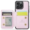 For iPhone 14 Pro Case Leather Mobile Cover with Detachable Magnetic Card Bag