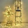Artificial Green Leaf String Lights, Battery Powered LED Simulation Flower Greenery Garland, Fairy Lights for Wedding Room Indoor Wall Home Decor
