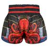 Bestseller TUFF Muay Thai Boxshorts hochgeschnitten im Retro-Stil „The Undefeated Steel Spirits“