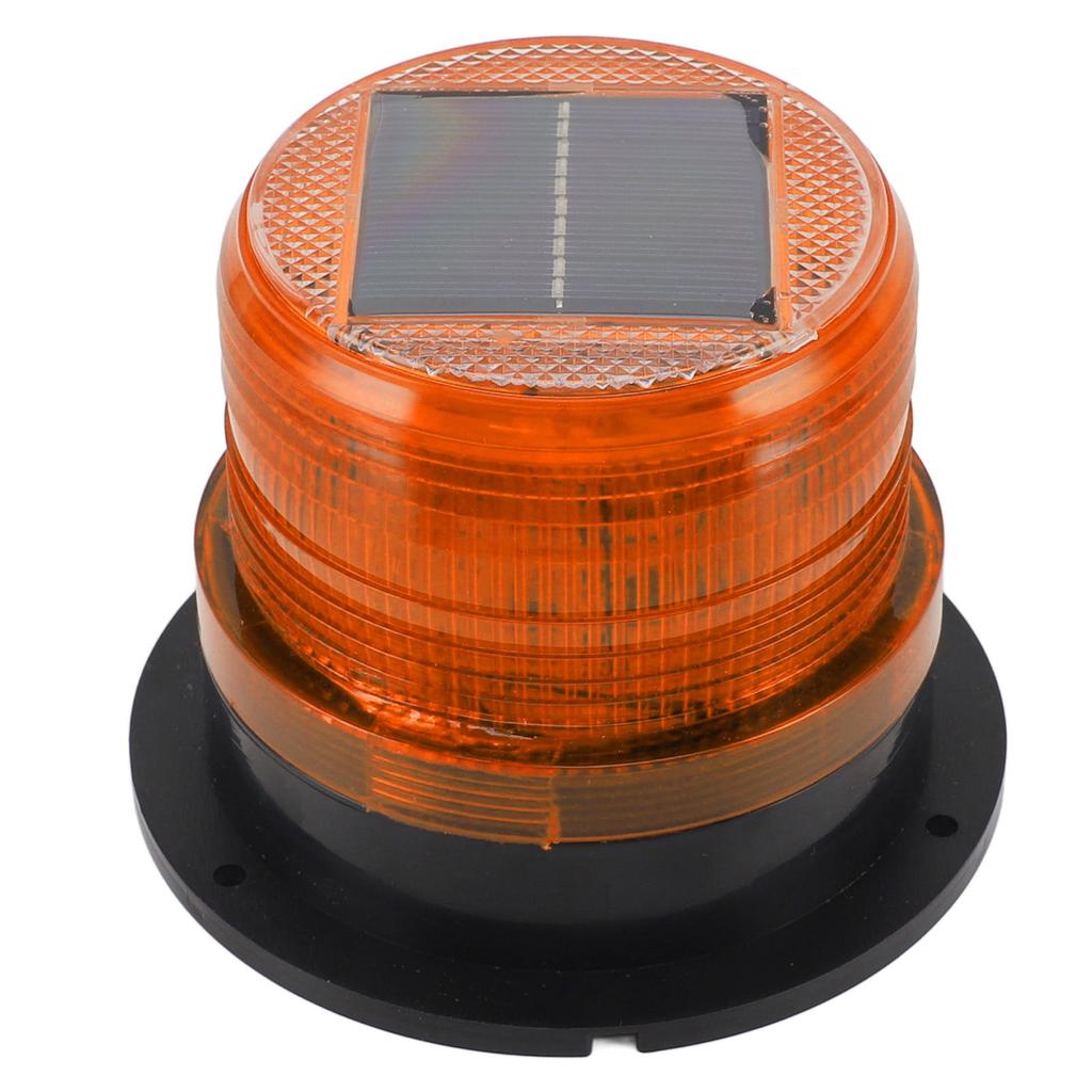 Solar Strobe Warning Safety Flashing Light Waterproof LED Emergency Warning Light with Strong