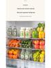 Food-Grade Plastic Kitchen Refrigerator Organizer for Vegetables, Eggs, and More