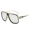 Elegant Flat Top Square Retro Vintage Big Oversized Aviator Sunglasses For Driving And Outdoor Sports