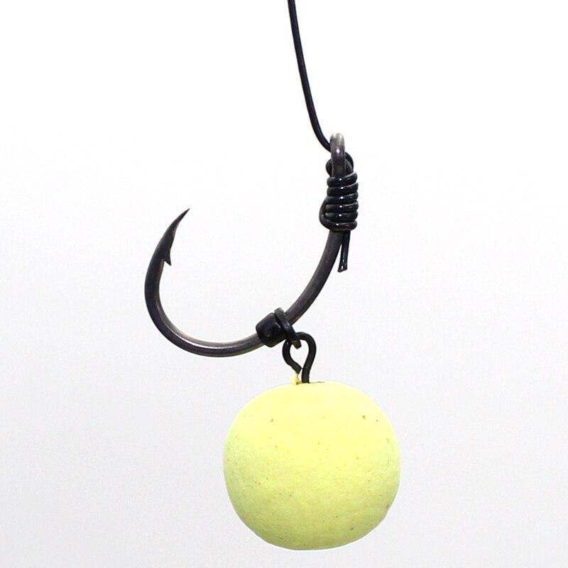 20PCS Metal Bait Spikes Carp Fishing Accessorie Bait Sting Boilies Pin with Ring Corn Ronnie Hair Rig Carp Feeder Tackle