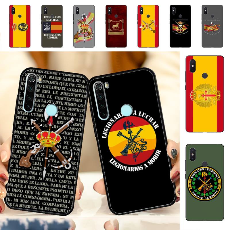 YNDFCNB Spanish Legion Phone Case for Redmi Note 8 7 9 4 6 Pro Max T X 5A 3 10 Lite Pro