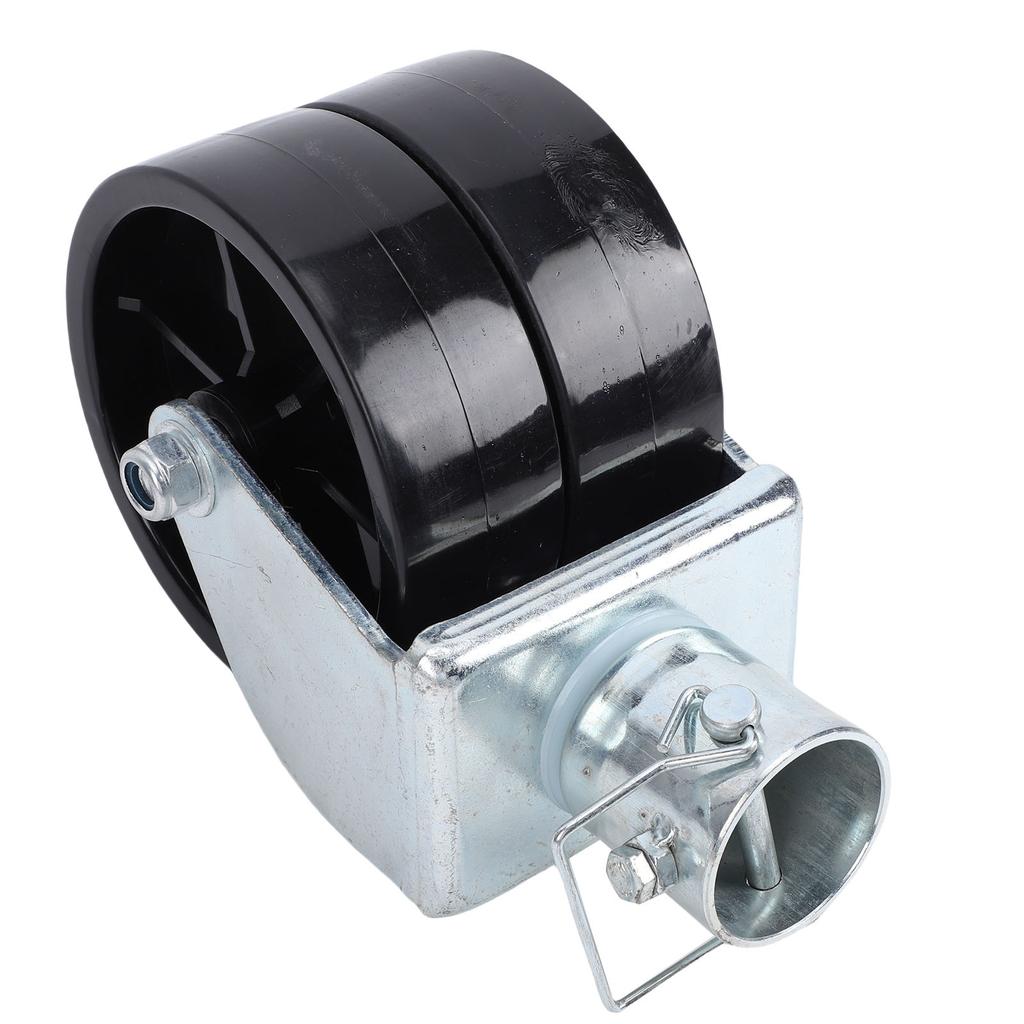 Trailer Jack Wheel 6 Inch Double Wheel Design 2,000lb Load Capacity Trailer Jack Swirl Caster for Boat RV