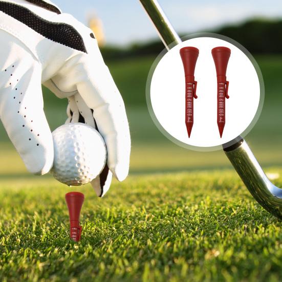 1/2Pcs 6-In-1 Golf Multi-Tool Face Alignment Aid Magnetic Tip Flagstick Rangefinder Ball Marker Club Grooves Cleaner Carbon Pencil Tip Pocket Clip Tee