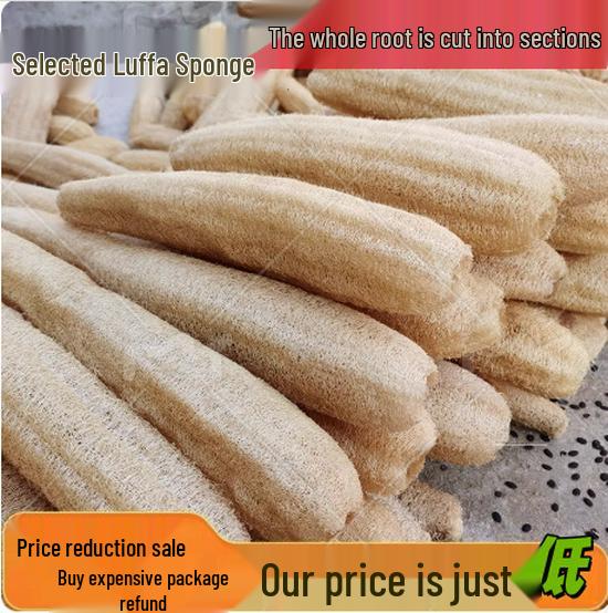 Loofah Dishwashing Brush & Sponge - Non-Stick Oil Remover for Pots and Dishcloths