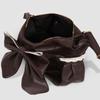 Bow-knot Lace Shoulder Bag Vintage Coffee-colored Large Capacity Handbag Y2k Hot Girl Bag Student Commuting Casual Crossbody Bag