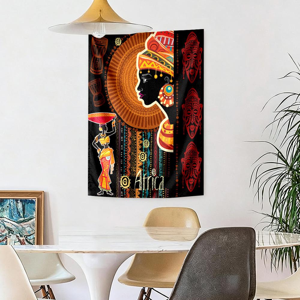 African Style Wall Decor Tapestry Art For Pet Memorial Birthdaywedding Party Backdrop Family Gift