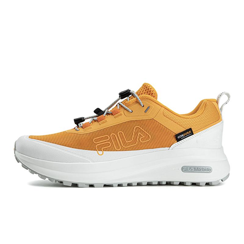 

FILA Abrasion Resistant Low top Mountaineering Hiking Shoes Men s Yellow White A12M621205FRS 40