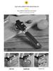 Stainless Steel Multi-Function Safe Can and Bottle Opener
