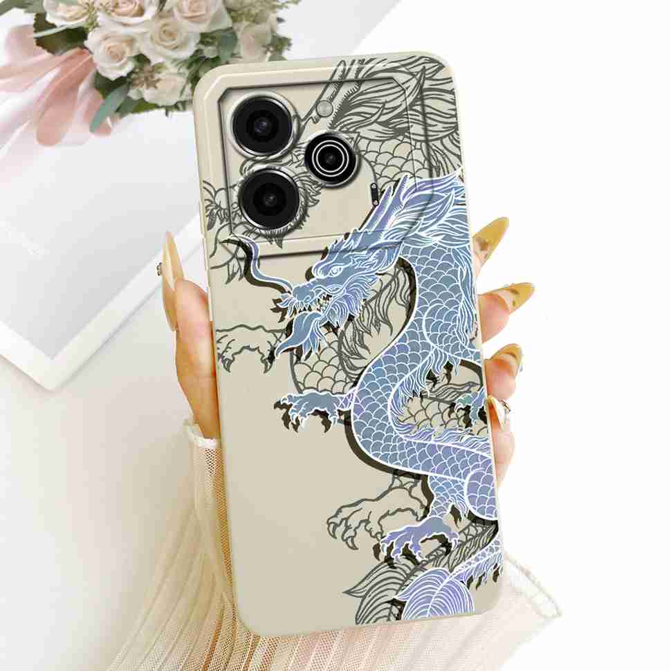 Phone Case For Tecno Pova 6 Pro 5G LI9 Casing Fashion Pattern Soft Silicone Shockproof For Tecno Pova6 Pova 6 Pro Cover Shell