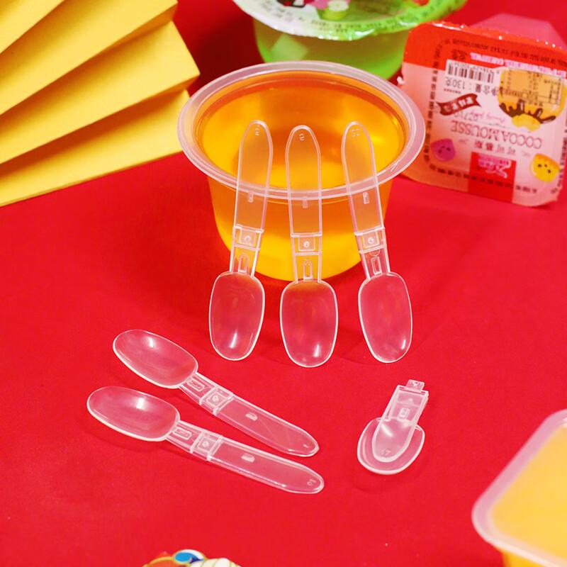 Складные одноразовые ложки в индивидуальной упаковке