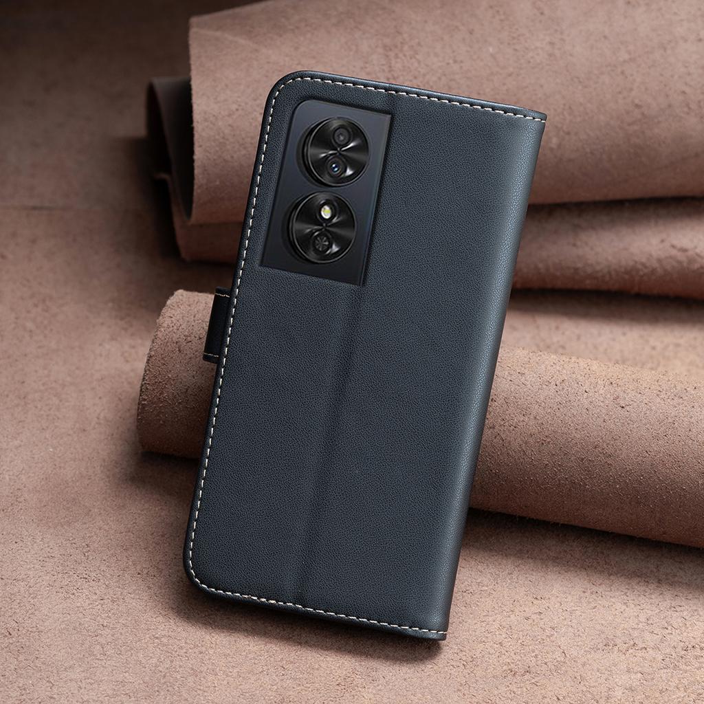 BINFEN COLOR BF17 For TCL 50 SE Case PU Leather Wallet Phone Cover Folding Stand