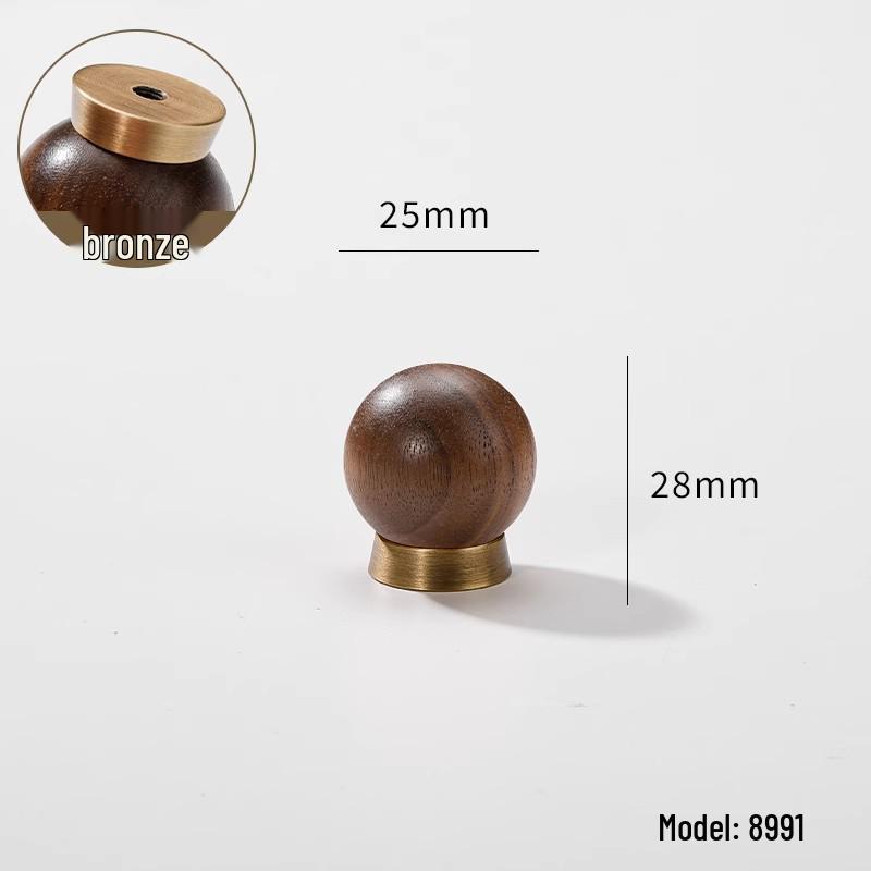 Solid Wood Cartoon Drawer Pull Knob for Children's Room