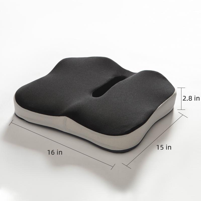 

Подушка сиденья из пены с памятью, Подушка для офисного кресла, Поддержка автомобильного сиденья, Подушка для поясницы, Массажная подушка для ягодиц, Обезболивающая ортопедическая подушка 4138x7cm