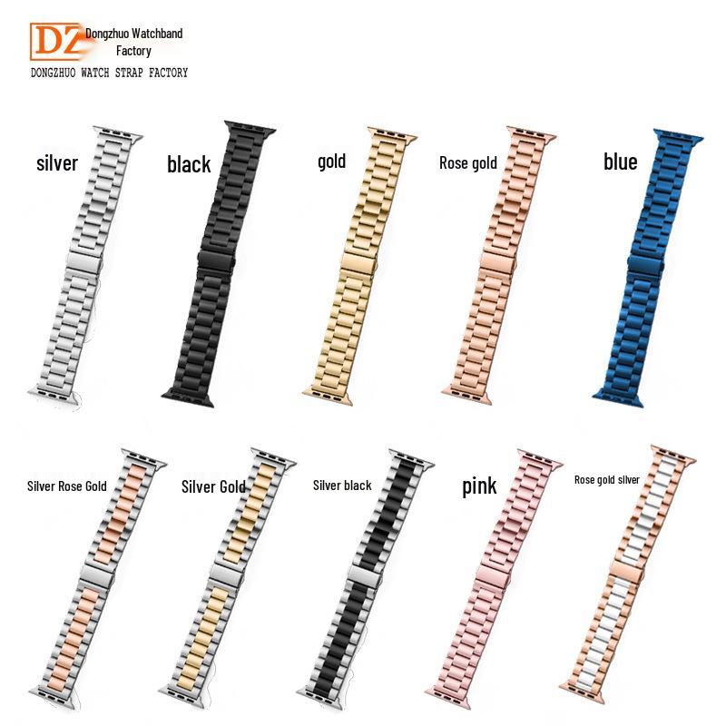 Stainless Steel Three-Link Band for Apple Watch - 22mm