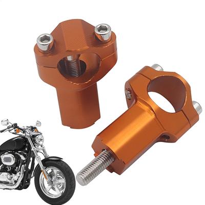 Riser de guidon Pince de fixation pour guidon large Pour moto Moto Remplacement Guidon Accessoires en alliage d'aluminium Pour mari