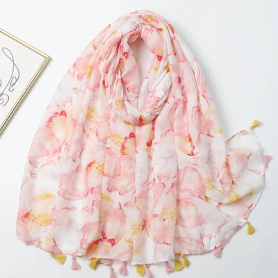 2024 Spring And Autumn Winter New Cotton And Hemp Long Thin Scarf Travel Versatile Sunscreen Warm Shawl For Women