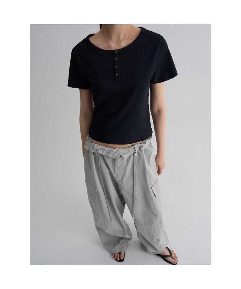 8SECONDS Scoop Neck (U-Neck) Short Sleeve T-Shirt Navy