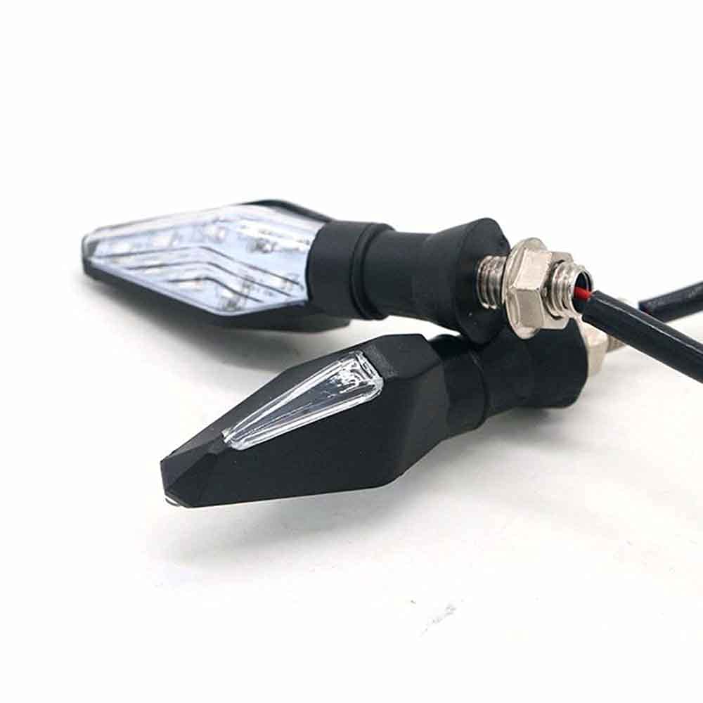 JIAHER Motorcycle Turn Signal LED 2 Color Turn Signal Motorcycle Turn Light - 4
