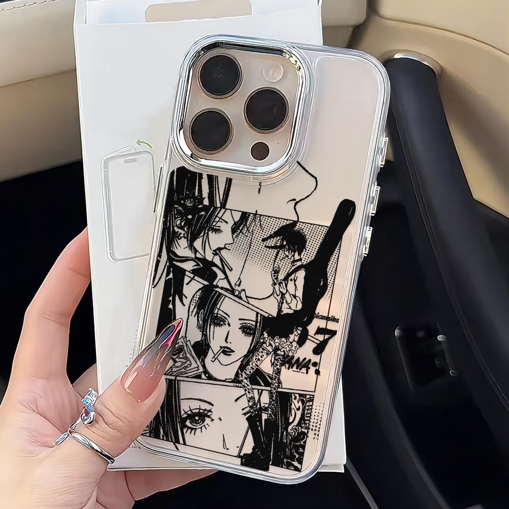 Anime N-Nana O-Osaki Phone Case for Samsung Galaxy S25 S24 S23 S22 S21 S20 Note20 FE Ultra Edge Plus 4G 5G Transparent Cover