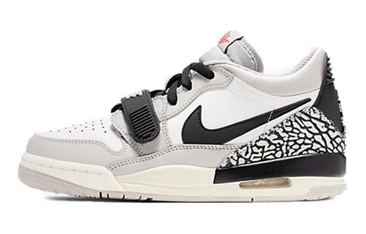 Jordan Legacy 312 Low Tech Серый Огненно-Красный Черный (GS) 36