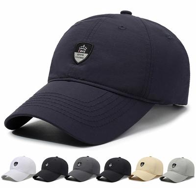 Quick-Drying Cap Embroidered Letters Baseball Cap Shading And Sun Protection Casual Versatile Outdoor Hat Same For Men And Women