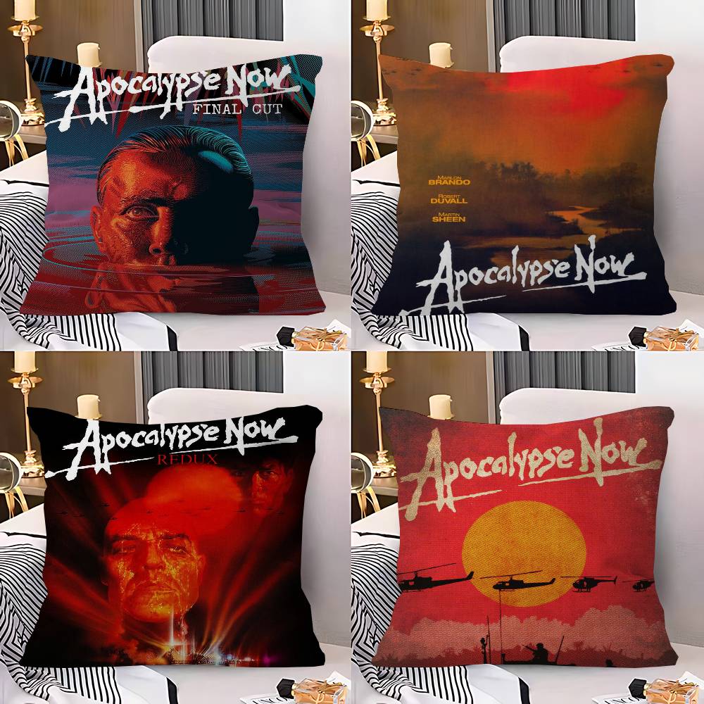 Apocalypse Now Movie Pillow Covers Cartoon Sofa Decorative Home Double-sided Printing Short Plush Cute Cushion Cover
