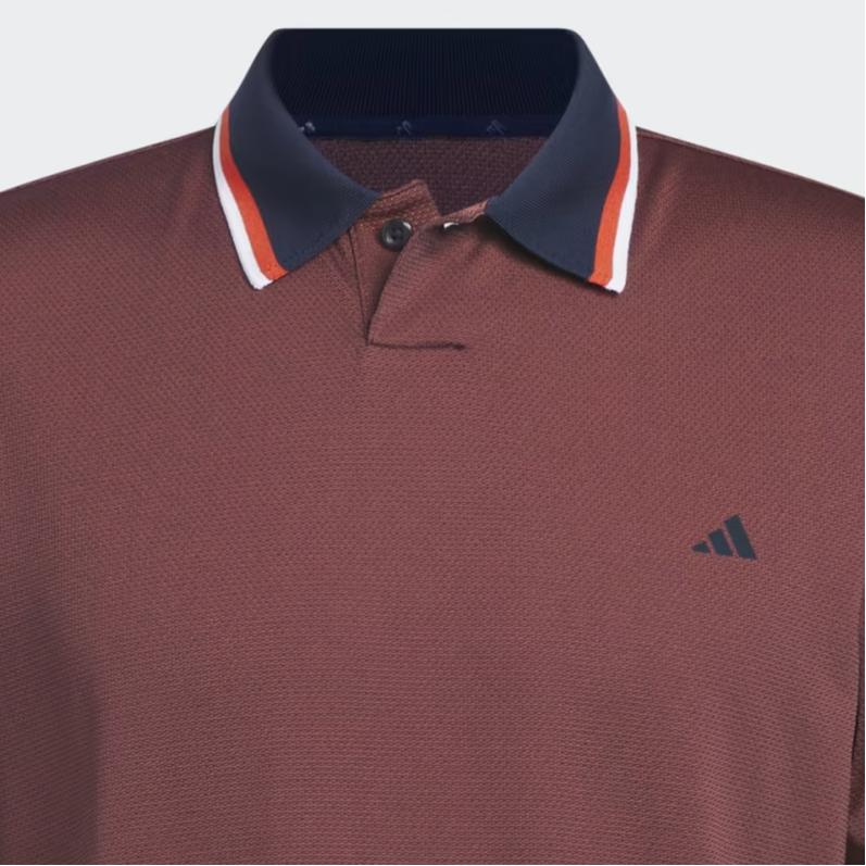 Adidas Color Block Striped Short Sleeve Polo Shirt Men tops Red HR7970
