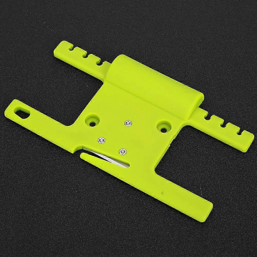 2024Plastic Outdoor Umbrella Rope Storage Bracket Multifunction Winding Line Reel Rig Winder with Thread Teeth FixingGreen