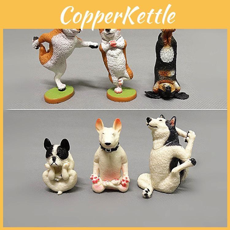 Bulldog Pvc Corgi Toy Model With Realistic Animal Features For Kids Room Decor