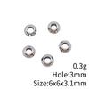 New Year's Day Jewelry Findings Small Torus Spacer Beads Accessories Parts Backpack Accessories