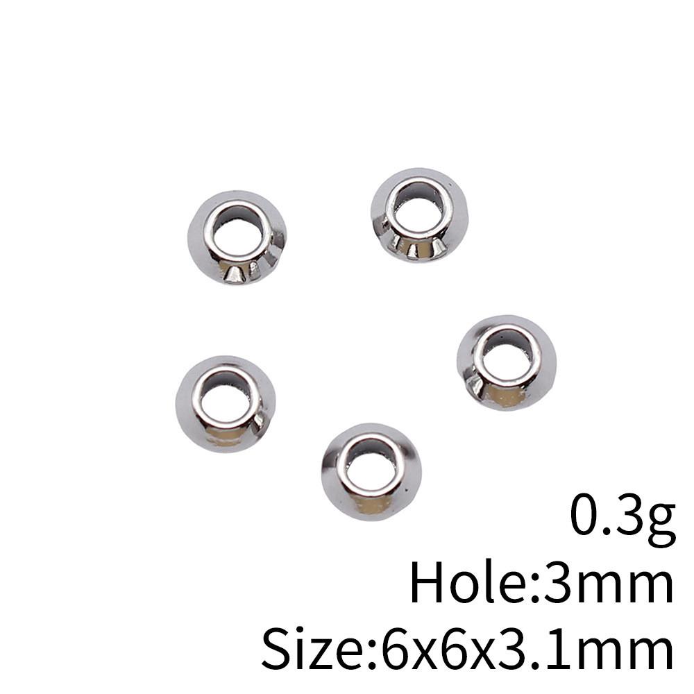 New Year's Day Jewelry Findings Small Torus Spacer Beads Accessories Parts Backpack Accessories