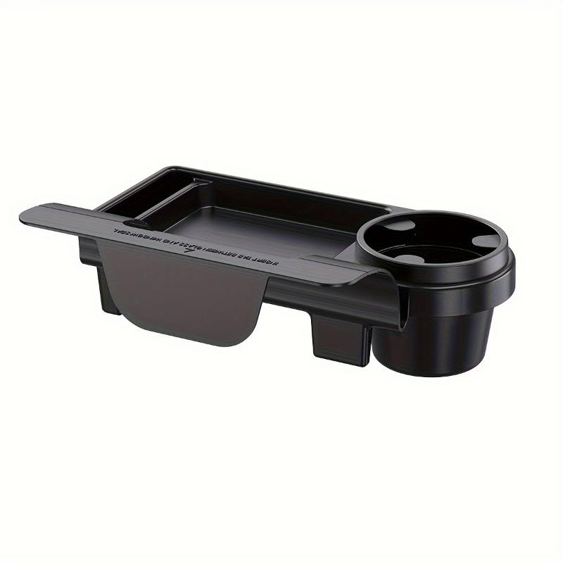 Car cup holder with multifunctional storage box, door side hanging organizer for phones, cigarette packs, and beverages