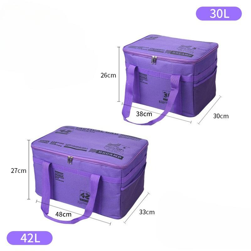 

Large Capacity Outdoor Tactical Bag Organizer Hunting Camping Storage Bag Kitchen Picnic Bag for Tableware Storage 30L(38x30x26cm) фіолетовий