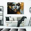 Canvas Print, Female Glamour Face