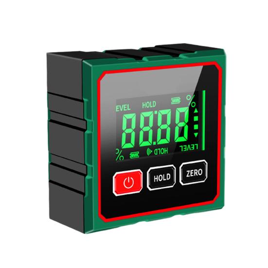 Magnetic Digital Angle Finder LCD Display Electronic Level Box Accurate Cube Inclinometer Table Saw Miter Protractor Woodworking Measuring Tool