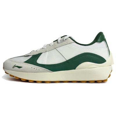 Comfortable Breathable Non-Slip Wear-Resistant Low-Top Casual Shoes Men Sneakers White Green AGCU177-1