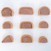 9 Pezzi Strumento per Modellare in Ceramica Costruito con Pannello di Densità per Progetti di Artigianato Studi Casalinghi o Laboratori