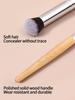 Portable slantedround-head concealerbrush,foundationbrush,soft-bristled makeuptool,precisely conceals darkcircles and acne marks