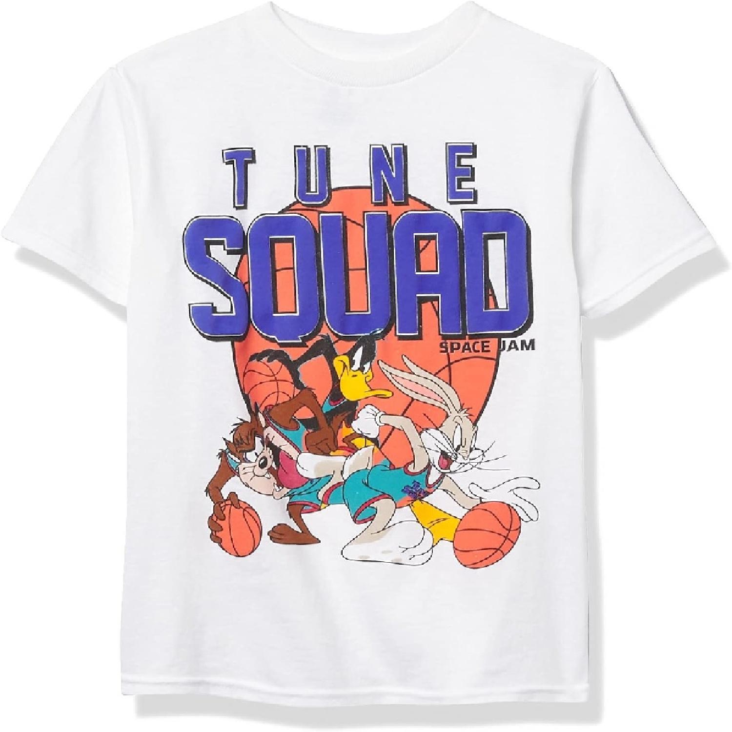 space jam New Legacy Tune Squad Short Sleeve T-Shirt-Boys 4-20 S белый