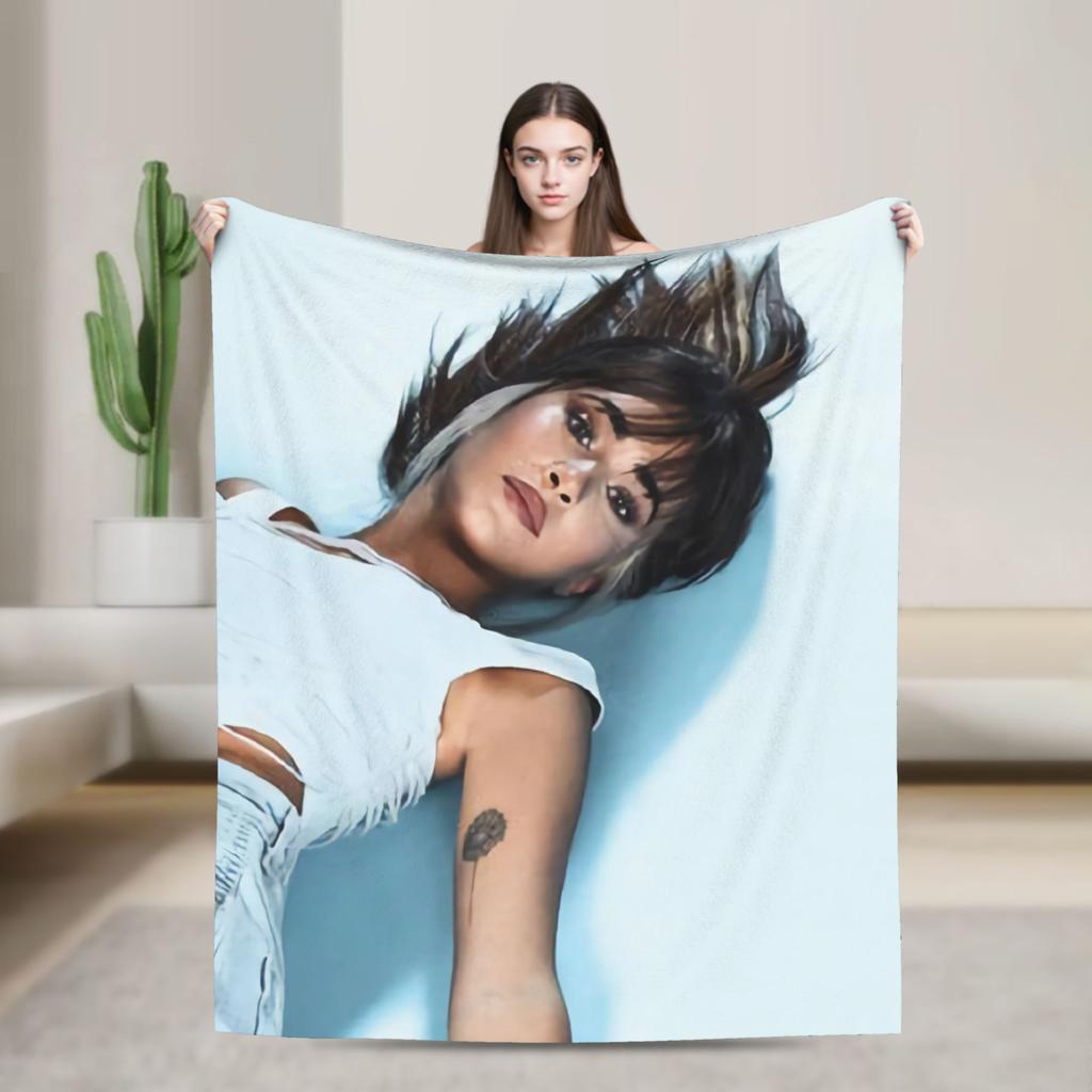 3D A-Aitana Blanket Spanish Singer Travel Office Flannel Throw Blanket For Couch Chair Sofa Bed Super Warm Bedspread Gift Idea