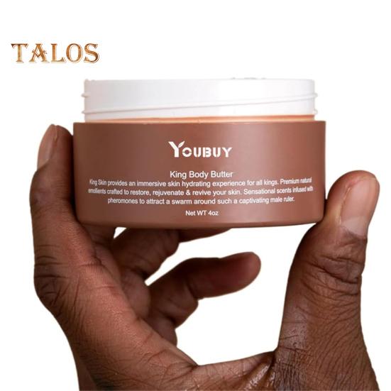 1/2 Stück Haut-Körperbutter für Männer, 120 g, Sheabutter, beruhigende Wirkung, ernährungsphysiologische Vorteile, intensive Feuchtigkeitsversorgung, Jojobaöl, leichte Feuchtigkeitscreme