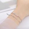 Fashion Letters Mama Charm Bracelet for Women Mom Stainless Steel Double Layer Beads Chains Mother's Day Jewelry Gifts