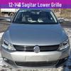 Compatible Lower Middle Grille with Bright Strip for Volkswagen Sagitar 2012-2014 Front Bumper