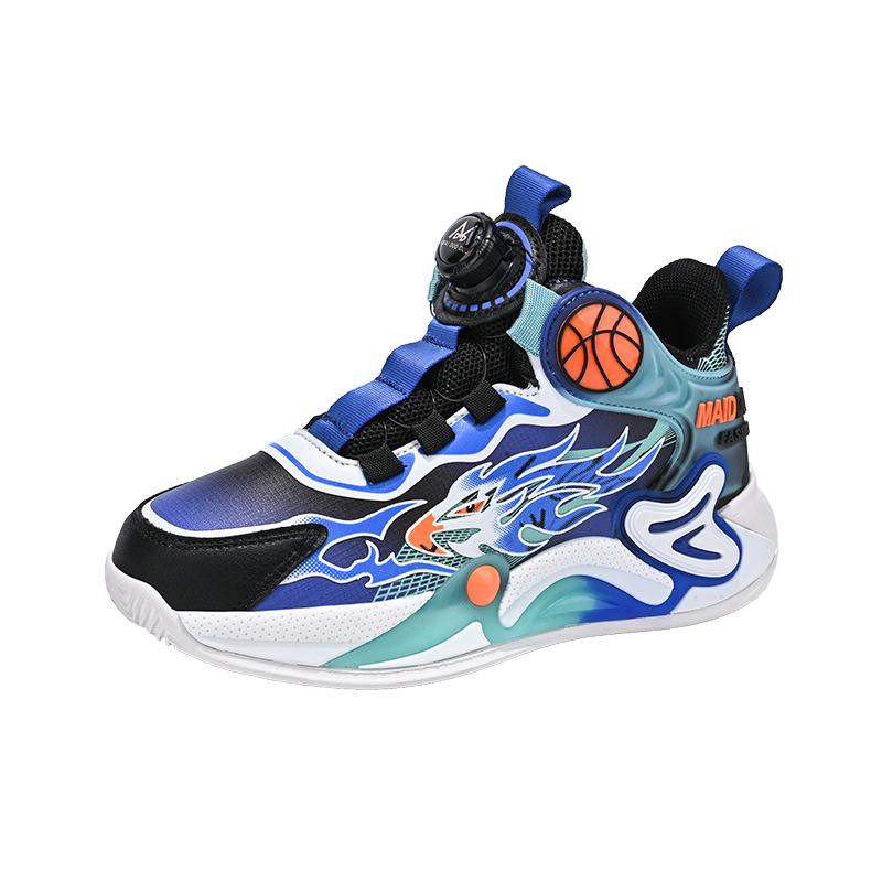 Adidași Copii Patru Sezoane Adidași Casual Baschet Pantofi Sport pentru Băieți Fete Buton Rotativ Confortabili Alergare Încălțăminte Copii