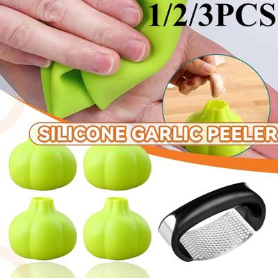 Garlic Peeler Creative Kitchen Silicone Soft Garlic Peeler Garlic Peeler Simple & Convenient Kitchen Accessories Kitchen Gadgets