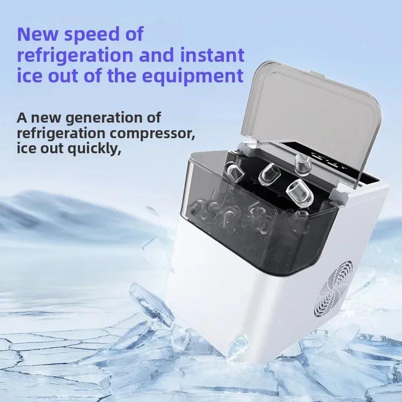 Automatic Household Mini Portable Ice Maker Machine High Quality Ice Making Machine for Home Use Easy Clean Smart Ice Maker